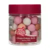 Bilele crocante de ciocolată-(ø15 mm) – PEACHY PINK -130gr - Funcakes