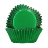 Set 48 buc Forma de copt briose - Metallic Green - Funcakes