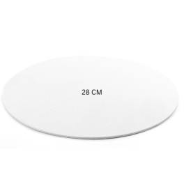 Disc Tort - ALB - Ø 28CM - cu 3 mm grosime - Decora