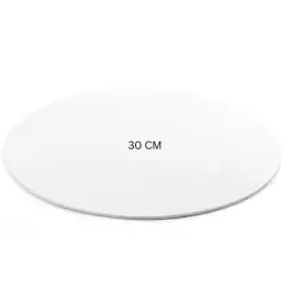 Disc Tort - ALB - Ø 30CM - cu 3 mm grosime - Decora