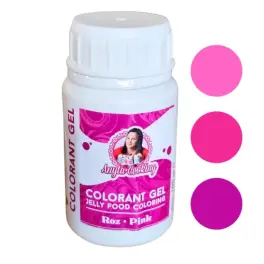 Colorant alimentar gel - ROZ - 100 gr - Anyta Cooking