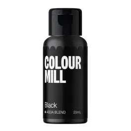 Colorant Gel Concentrat Hidrosolubil - NEGRU - 20 ml - Colour Mill