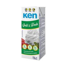 Crema / Frisca pentru decor indulcita, UHT - KEN GOLD&FRESH - 1L - Anyta Cooking