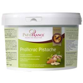 Crema / Umplutura crocantă de migdale si fistic - Pralicrac Pistache - 2kg - PatisFrance - Anyta Cooking