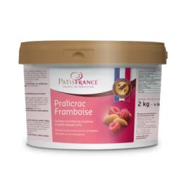 Crema / Umplutura crocantă de migdale si zmeura - Pralicrac Framboise - 2kg - PatisFrance - Anyta Cooking