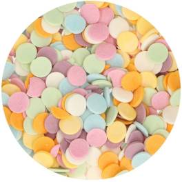 Decor comestibil Confetti XL - PASTEL - 55 G- Funcakes