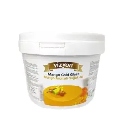 Glazura oglinda la rece cu aroma si culoare de MANGO - 7 kg - Vizyon