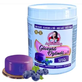  Glazura Oglinda la rece cu gust si culoare de AFINE- 1 kg - Anyta Cooking