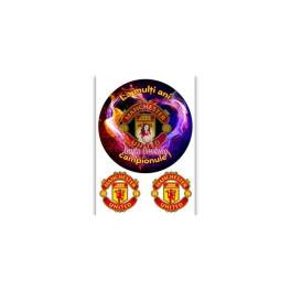 Imagine Comestibila " Fotbal30 MANCHESTER UNITED " - Anyta Cooking - Anyta Cooking