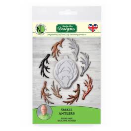 Mulaj din silicon - SMALL ANTLERS - 74 mm x 31 mm x 6 mm - Katy Sue - Anyta Cooking