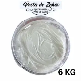 Pasta de Zahar - PREMIUM - ALBĂ - 6 kg - Pentru Acoperire - Anyta Cooking