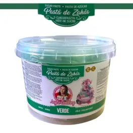 Pasta de Zahar - PREMIUM - VERDE - 1 kg - Anyta Cooking