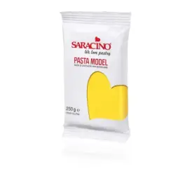 Pasta de Zahar Modelatoare - Galben - 250 gr - Saracino