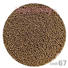 Perlute din Zahar 2mm - Mix NR67 Bronz Metalizat - 100 gr - Anyta Cooking