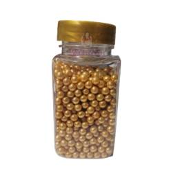 Perlute din Zahar 4 mm - Auriu Nr2 - 100 gr - Dr Gusto