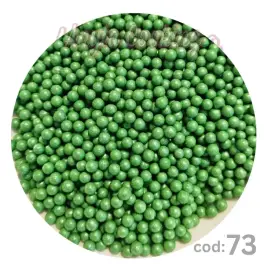 Perlute din Zahar 4mm - Mix NR3 - Verde - 100 gr - Anyta Cooking