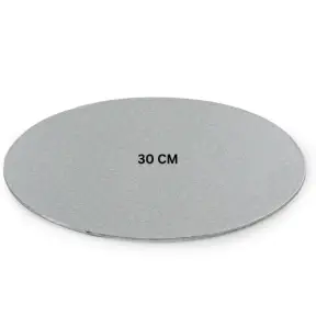 Disc Tort - ARGINTIU - Ø 30CM - cu 3 mm grosime - Decora
