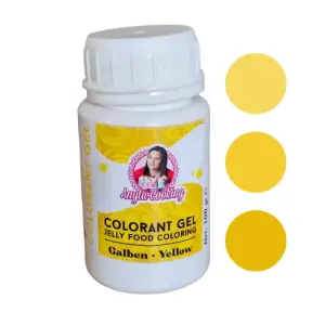 Colorant alimentar gel - YELLOW - 100 gr - Anyta Cooking