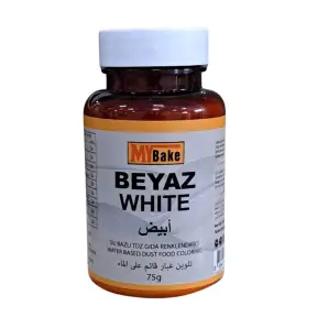 Colorant alimentar pudra pe baza de apa ALB / White - 75g - MyBake