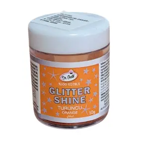 Colorant Pudra Metalizat - Glitter Portocaliu / Orange - 10 gr - Dr Gusto