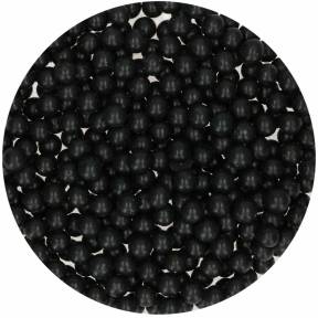 Perle / Perlute din zahar Large Black / Negru - 80g - FunCakes