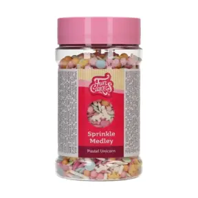 Decoratiuni din Zahar - Medley Pastel Unicorn 180 g - Funcakes