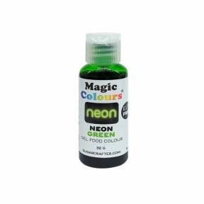 Colorant alimentar gel Neon Verde / Green 32g - Magic Colours