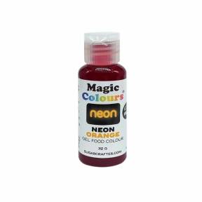 Colorant alimentar gel Neon Portocaliu / Orange 32g - Magic Colours