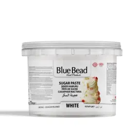 Pasta de Zahar - ALB - 1 kg - Blue Bead