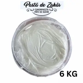 Pasta de Zahar - PREMIUM - ALBĂ - 6 kg - Pentru Acoperire - Anyta Cooking