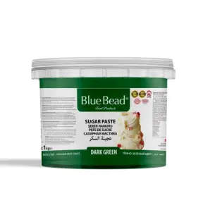 Pasta de Zahar – VERDE INCHIS - 1 kg - Blue Bead