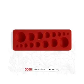 Mulaj din silicon Perle - (M3068) - 14 x5 cm - Anyta Cooking