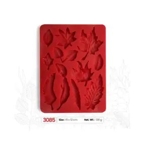 Mulaj din silicon Frunze - (M3085) - 15 x 12 cm - Anyta Cooking