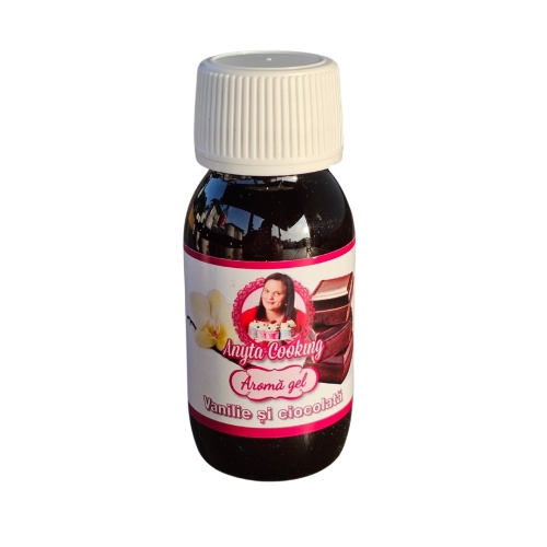 Aroma Gel - VANILIE si CIOCOLATA - 60 ml - Anyta Cooking