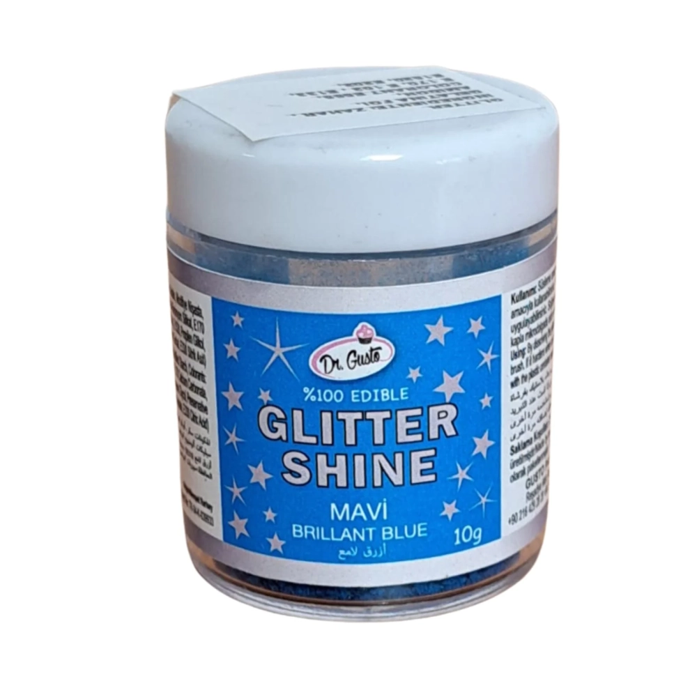 Colorant Pudra Metalizat - Glitter Albastru / Blue - 10 gr - Dr Gusto