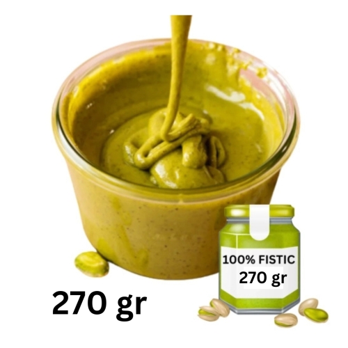 CREMA DE FISTIC -100% fistic - Pasta de Fistic - 270g