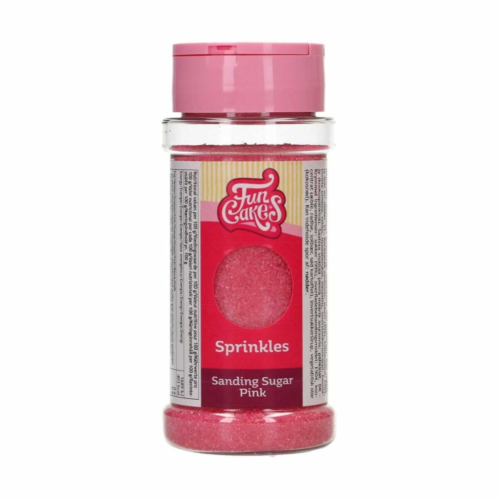 Zahar Colorat - Standind Sugar Roz/Pink - 80 gr - Funcakes