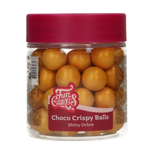 Bilele crocante de ciocolată-(ø15 mm) – SHINY OCHRE - -130gr - Funcakes