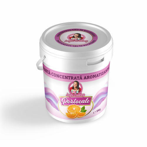 Pastă Concentrată Aromatizanta cu 40% Fruct – PORTOCALE - 1 kg - Anyta Cooking