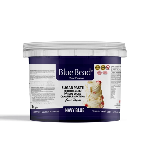 Pasta de Zahar – ALBASTRU NAVY - 1 kg - Blue Bead