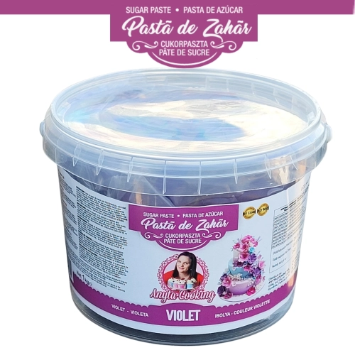 Pasta de Zahar - PREMIUM - VIOLET - 1 kg - Anyta Cooking