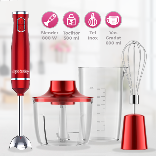  Set Blender Vertical 3in1 ( Blender,Tocator,Mixer ) - 800W - Anyta Cooking