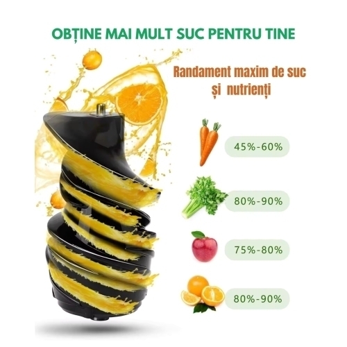 Storcător cu melc silentios Multifunctional -FRESH MIX - 250W - Anyta Cooking