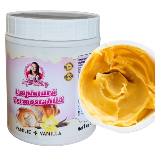 Umplutura Termostabila cu aroma de - VANILIE - 1 kg - Anyta Cooking