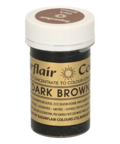 Colorant Alimentar Gel DARK BROWN / Maro Inchis – 25 G – Sugarflair