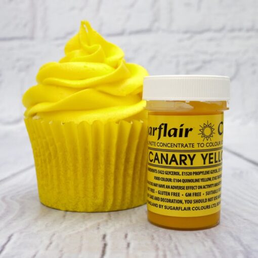 Colorant Alimentar Gel CANARY YELLOW / Galben Aprins – 25 G – Sugarflair