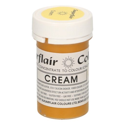 Colorant Alimentar Gel CREAM / Galben Crema – 25 G – Sugarflair