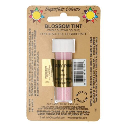 Colorant Alimentar Pudra - BABY PINK / Roz Deschis – 7 ML – Sugarflair