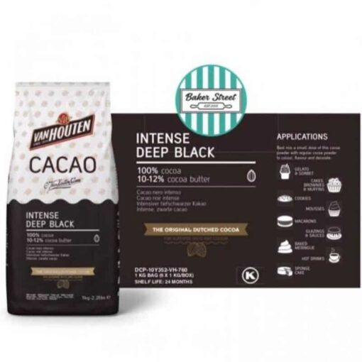 Cacao Intense Deep Black- 1KG - Van Houten