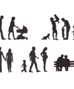 Decupatoare Siluete Familie - Patchworkcutters
